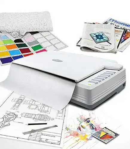Plustek OpticPro A320E A3-Scanner – Flachbettscanner für Großformatdokumente