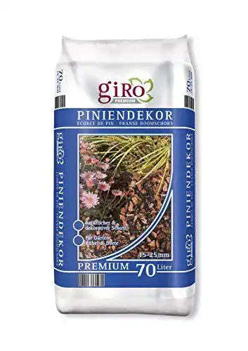 Pinienmulch Giro 70 Liter – Rindenmulch aus Pinienrinde