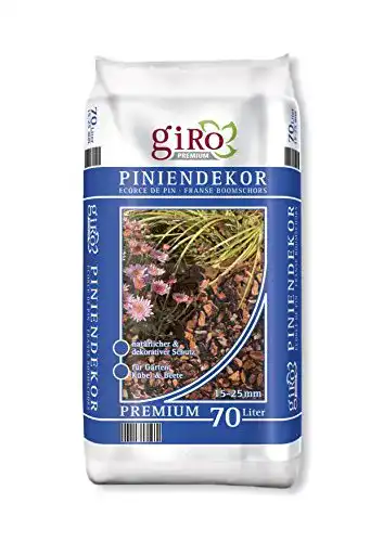 Pinienmulch Giro 70 Liter – Rindenmulch aus Pinienrinde