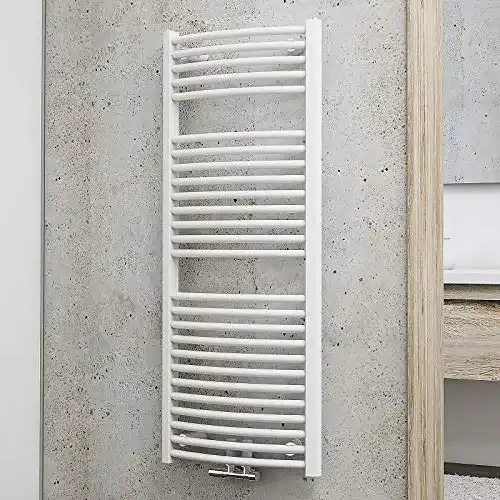 Badheizkörper mit Mittelanschluss von Schulte, Rund, 121 x 50 cm, 612 Watt