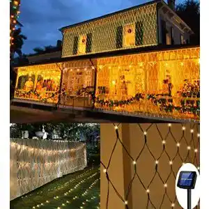 Lichternetz TIYUPA mit 200 LEDs in 3 x 2 Metern für Innen und Außen