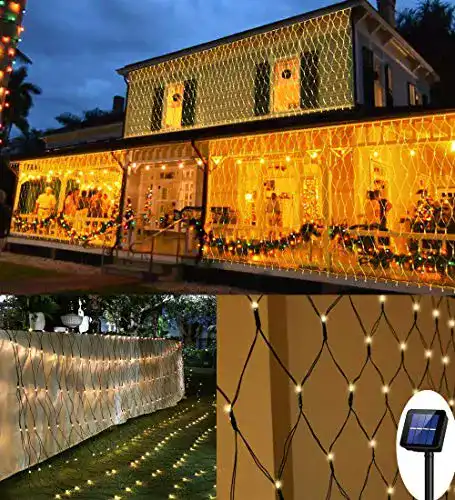 Lichternetz TIYUPA mit 200 LEDs in 3 x 2 Metern für Innen und Außen