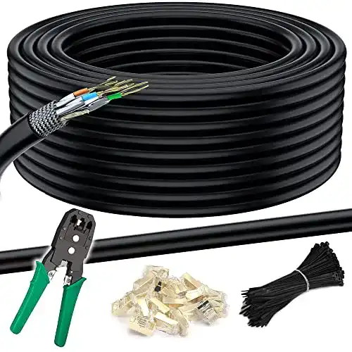Cat 7 Verlegekabel MutecPower 100m für Außenanwendung