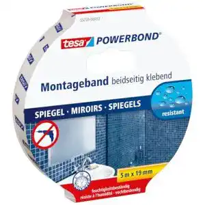 Tesa Powerbond MIRROR – Doppelseitiges Montageband für Spiegel