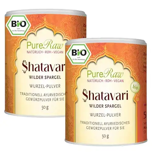Shatavari Puder Bio – Vegan und Rohkost-Qualität aus Indien