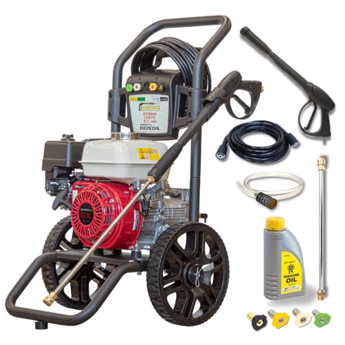 Benzin Hochdruckreiniger Waspper mit Honda GX 200-3200 PSI