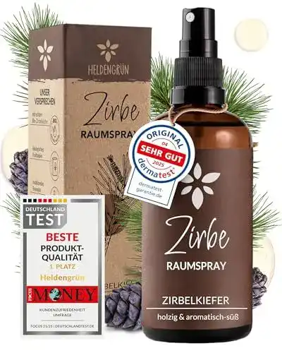Zirbenspray Alpenzirbe mit echtem Zirbenöl für natürlichen Tannenduft