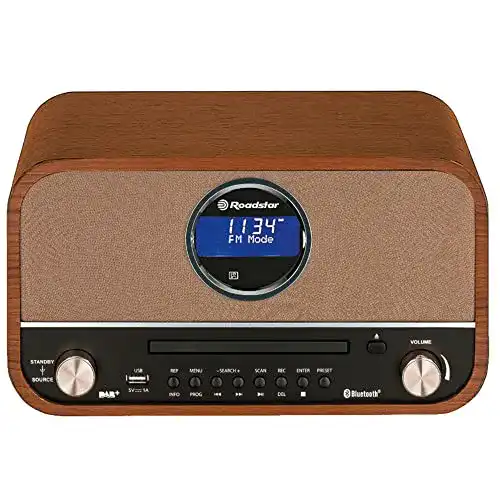 Nostalgieradio Roadstar DAB Retro-Radio mit Bluetooth und USB