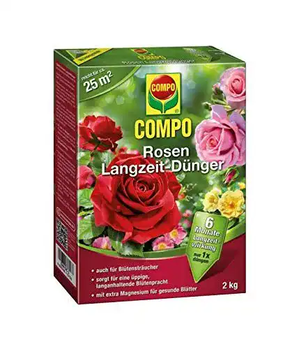Rosendünger Compo Rosen Langzeit-Dünger 4 kg, (2x2kg)
