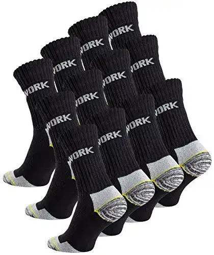 Arbeitssocken Cotton Prime 12 Paar für Herren, Robust und Atmungsaktiv
