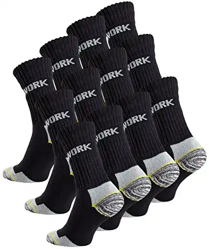 Arbeitssocken Cotton Prime 12 Paar für Herren, Robust und Atmungsaktiv