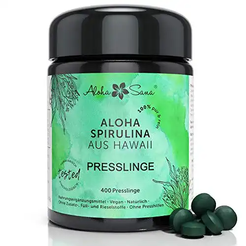 Spirulina Tabletten Aloha Sana aus Hawaii – 400 Presslinge