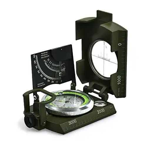 Kompass Proster Professioneller Wasserdichter Militärkompass aus Metall