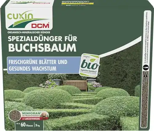 Heckendünger für Buchsbaum von Cuxin DCM Organisch-mineralischer NPK-Dünger