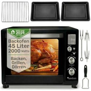Mini-Backofen 45 Liter Turbotronic von Z-Line mit digitaler Steuerung
