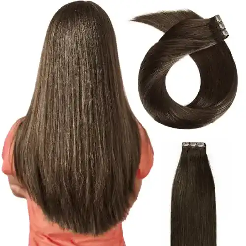 Clip-In Extensions aus Echthaar (35cm-55cm) für Volumen und Länge