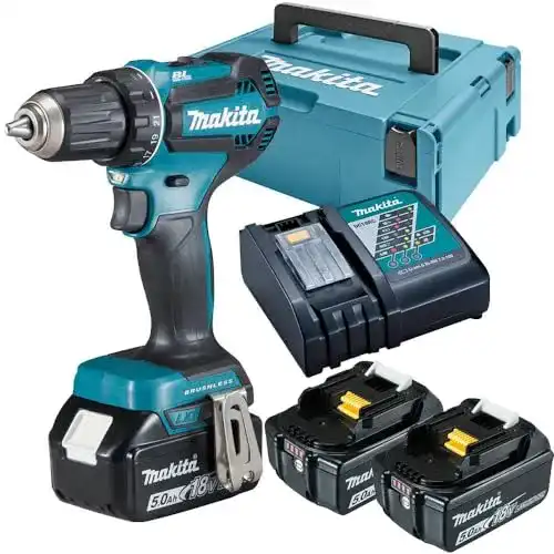 Makita DDF485RTJ3 Akku-Bohrschrauber mit bürstenlosem Motor