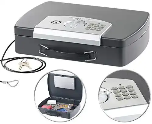 Geldkassette mit Zahlenschloss von Xcase für sichere Aufbewahrung