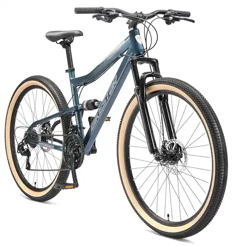 Bikestar Mountainbike Fully mit Shimano 21 Gang Schaltung und Scheibenbremse