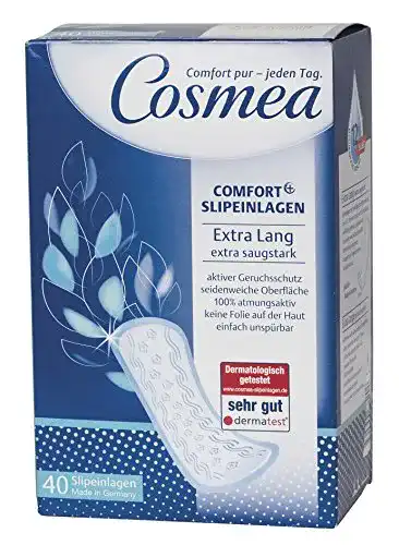 Cosmea Comfort Plus Slipeinlagen extra lang, 40 Stück