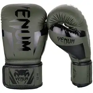 Boxhandschuhe Venum Unisex Elite in Khaki und Schwarz