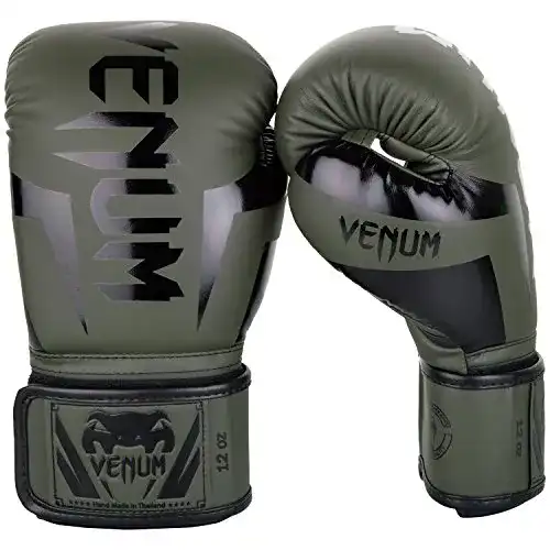 Boxhandschuhe Venum Unisex Elite in Khaki und Schwarz