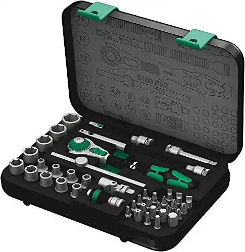Wera 8100 SA 2 Zyklop Speed-Knarrensatz 1/4 Zoll, 42-teilig