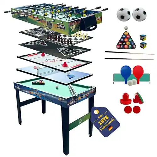 Multifunktionsspieltisch Best Sporting Tischkicker für Kinder und Erwachsene