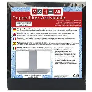 Dunstfilter M&H-24 für Dunstabzugshauben – Aktivkohle und Fettfilter