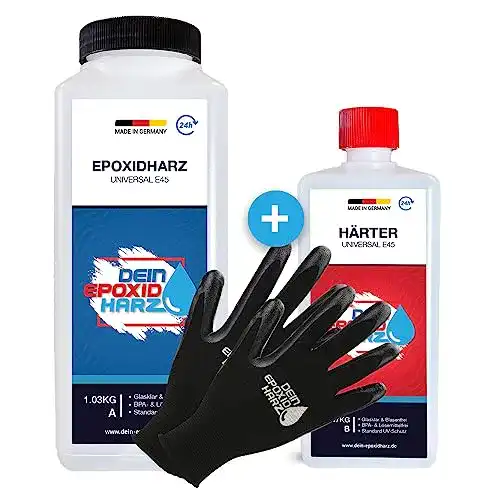Epoxidharz Longfair mit Härter 1,5kg GfK Set für vielseitige Anwendungen