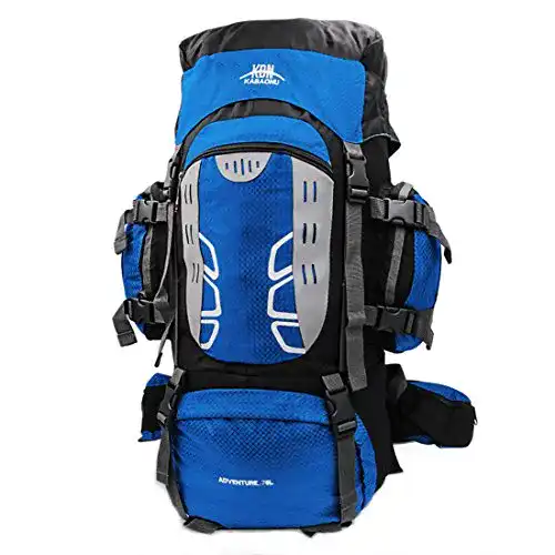 Mooedcoe 75L Trekkingrucksack für Backpacking und Outdoor-Aktivitäten
