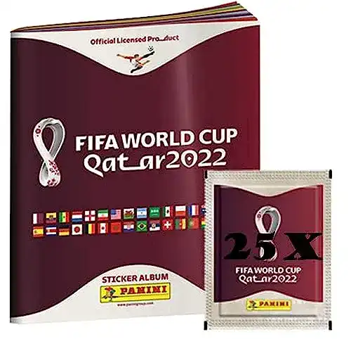 Panini Sticker zur FIFA-Weltmeisterschaft 2022 in Katar