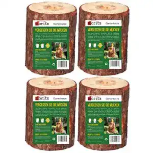 Schwedenfeuer Moritz 4X mit Citronella Geruch und Anzünddocht