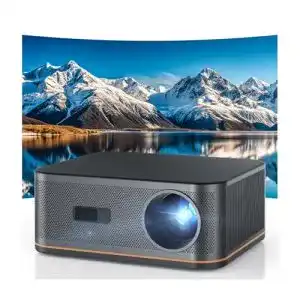 WLAN Beamer Happrun Tageslicht Beamer 4K mit 1500 ANSI Lumen