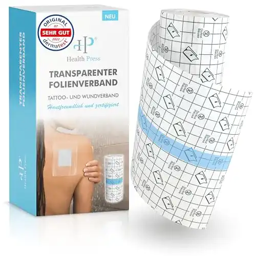 Duschpflaster Health Press transparenter Folienverband Rolle