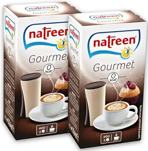 Süßstoffspender Natreen Café Gourmet Tischspender 2×400 Stück