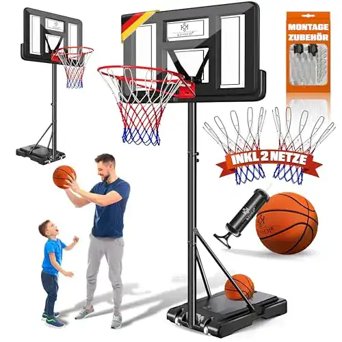 Basketballkorb Kesser Premium mit Ständer und Rollen