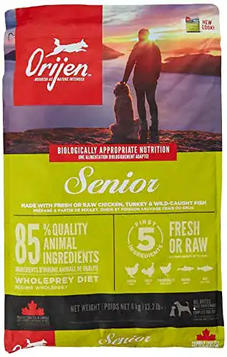Orijen Senior Hundefutter für ältere Hunde