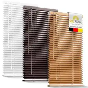 Jalousien Sol Royal Holzjalousie SolDecor JH3 in Eichenoptik 80×130 cm