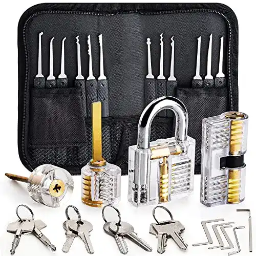 Lockpicking-Set Preciva Dietrich Set, 26-teiliges Sicherheitsschloss