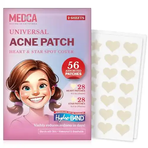 MEDca Pimple Patch Universelles Akne-Pickel-Patch mit 56 Pflastern