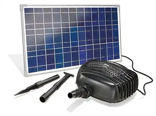 Solar-Teichpumpe Esotec SXP Bachlaufpumpensystem mit Solarmodul