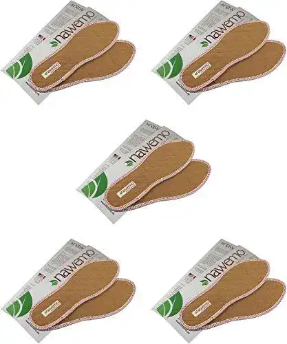 Zimtsohlen Nawemo 5er Pack geruchsbindende Einlegesohlen