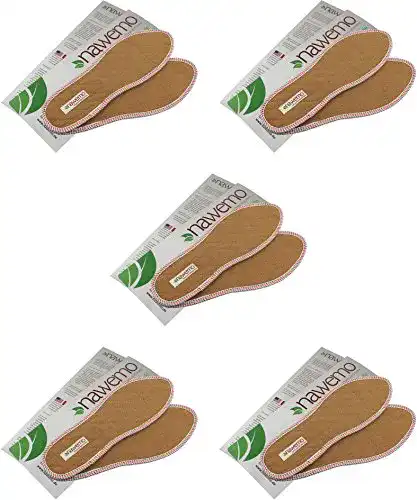 Zimtsohlen Nawemo 5er Pack geruchsbindende Einlegesohlen