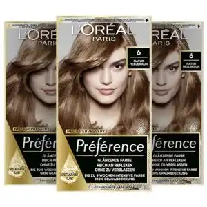 Haarfarbe hellbraun von L’Oréal Paris – Permanente Coloration und Pflege