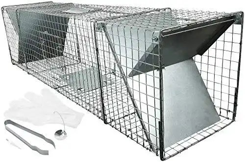 Lebendfalle für Waschbären und Marder, 120 cm Kastenfalle