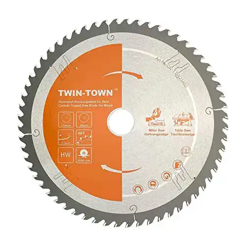 Kreissägeblatt 254×30 mm TWIN-TOWN für Holzverarbeitung