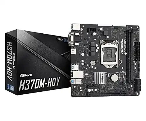 LGA 1151 Mainboard ASRock H370M-HDV DDR4 Micro-ATX