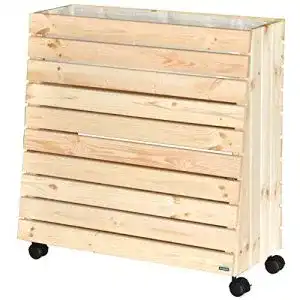 Hochbeet auf Rollen Wagner GreenBOX Größe M aus Massivholz