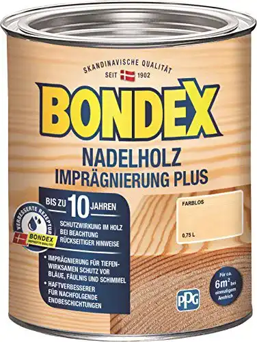 Bondex Holzgrundierung Imprägnierung Plus 2,5L für Holzschutz